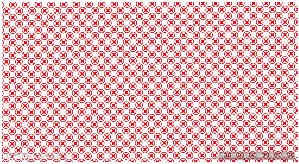星星硬币纹路红白格子图案背景
