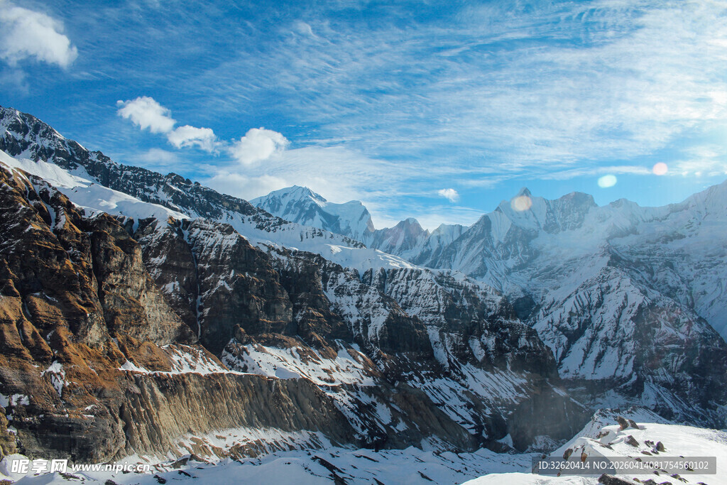 雪山壮丽风光