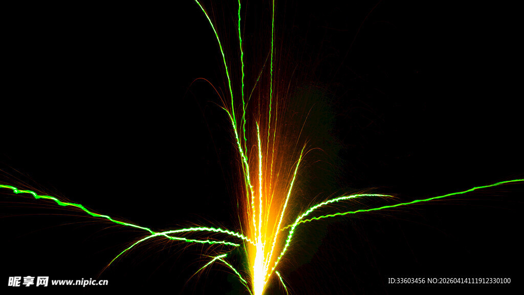 炫彩光线特效画面