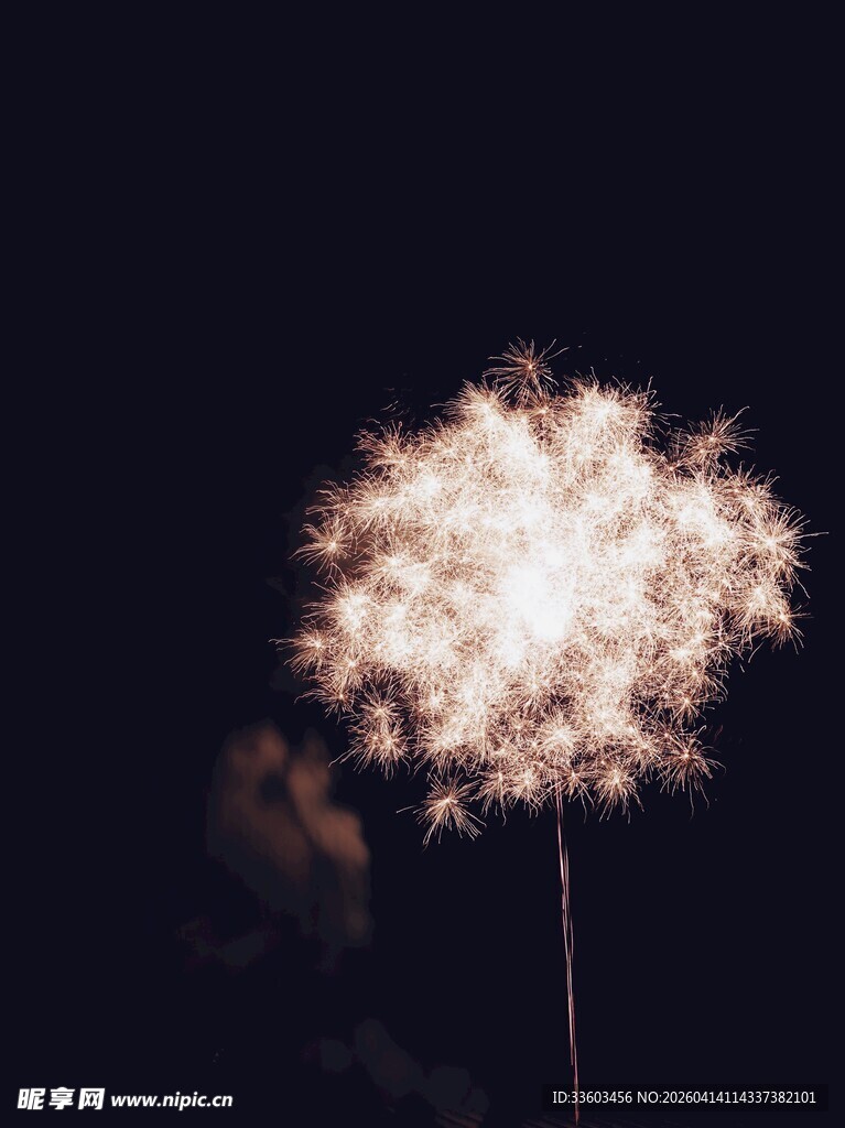 闪耀的手持烟花瞬间