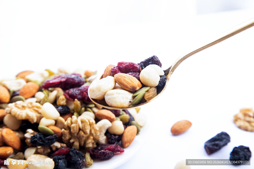 美味混合坚果与果干