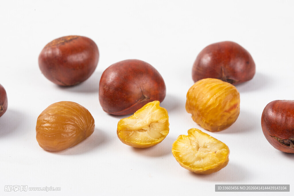 新鲜板栗饱满诱人