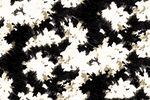 黑白花卉抽象图案纹理