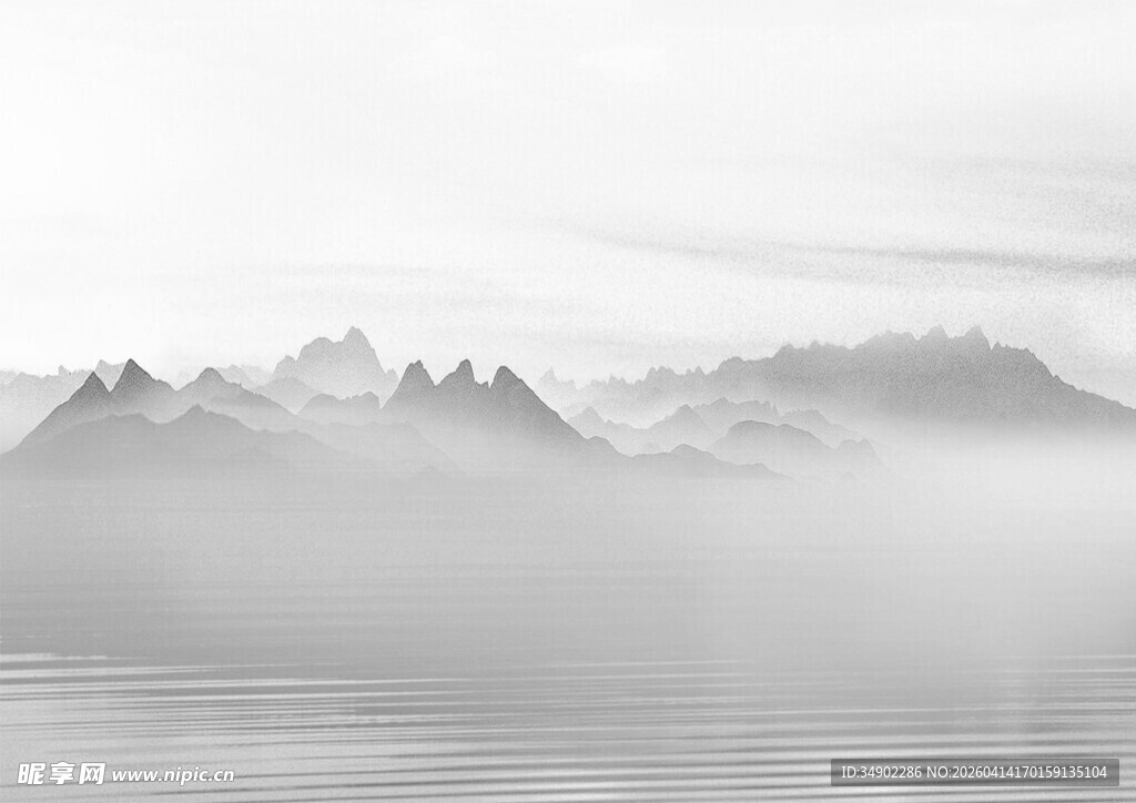 水墨山水背景