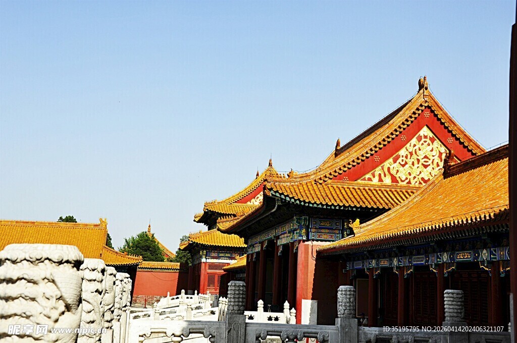 故宫古建筑群一角