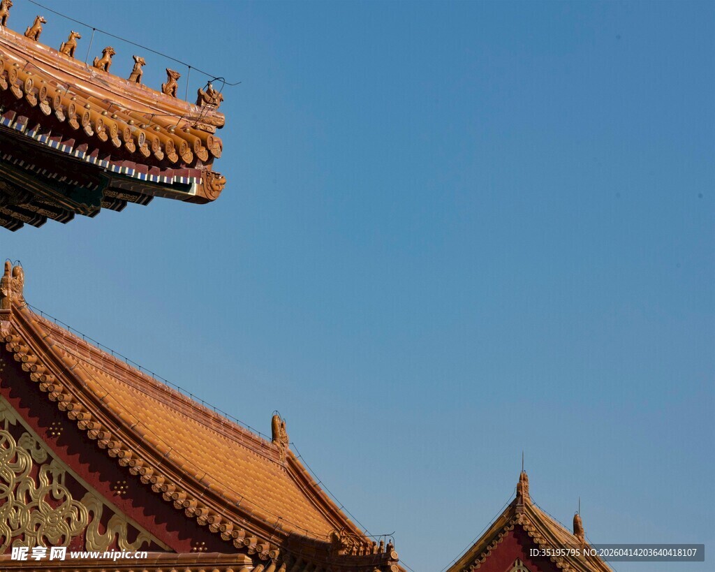 故宫古建筑屋顶景观