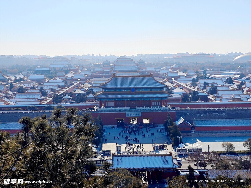 俯瞰故宫壮丽景观