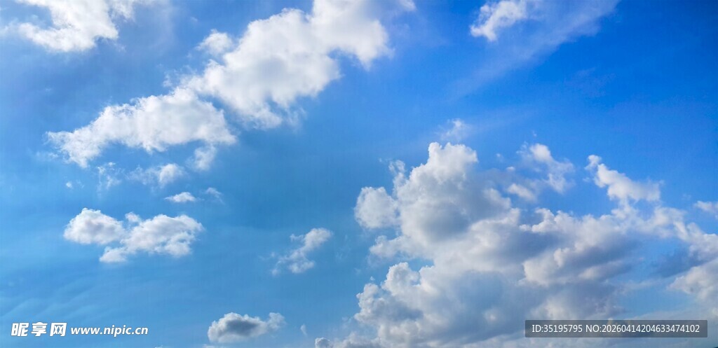 蓝天白云美景