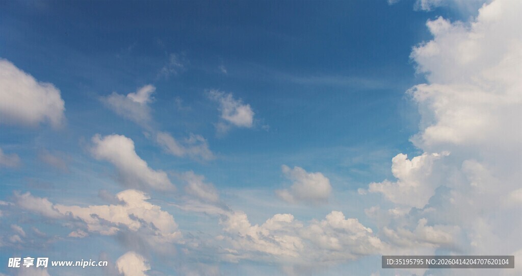 蓝天白云美景
