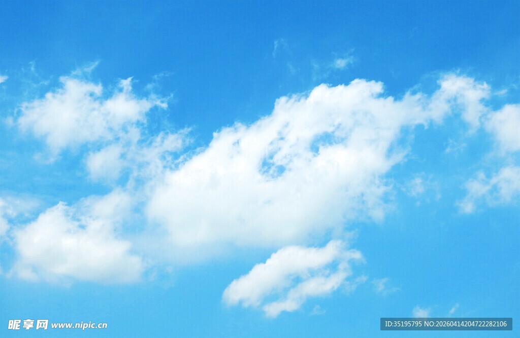 蓝天白云美景