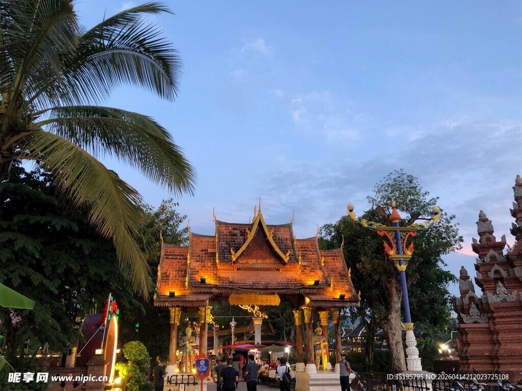 东南亚风格寺庙景观