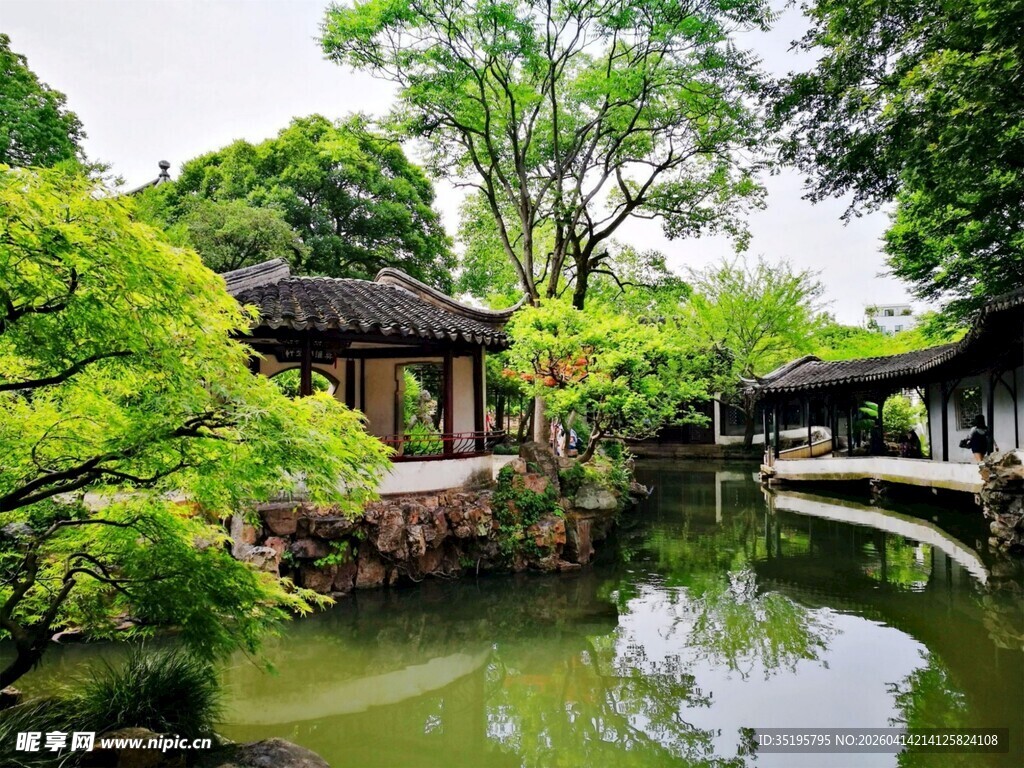 中式园林景观清幽雅致