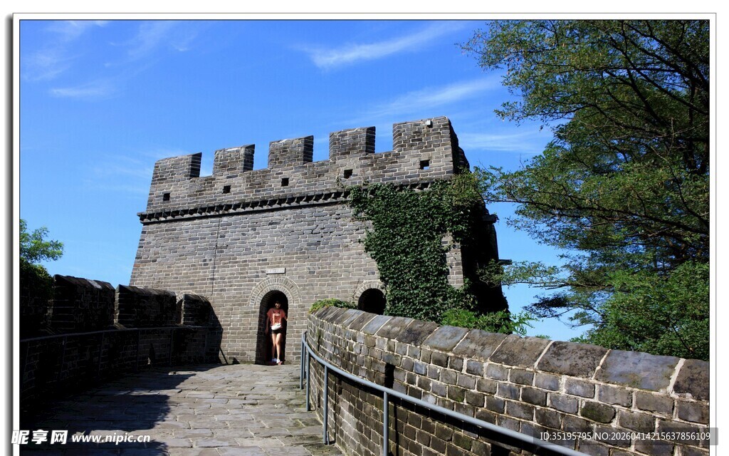 古老城墙建筑景观