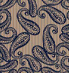 复古佩斯利花纹图案