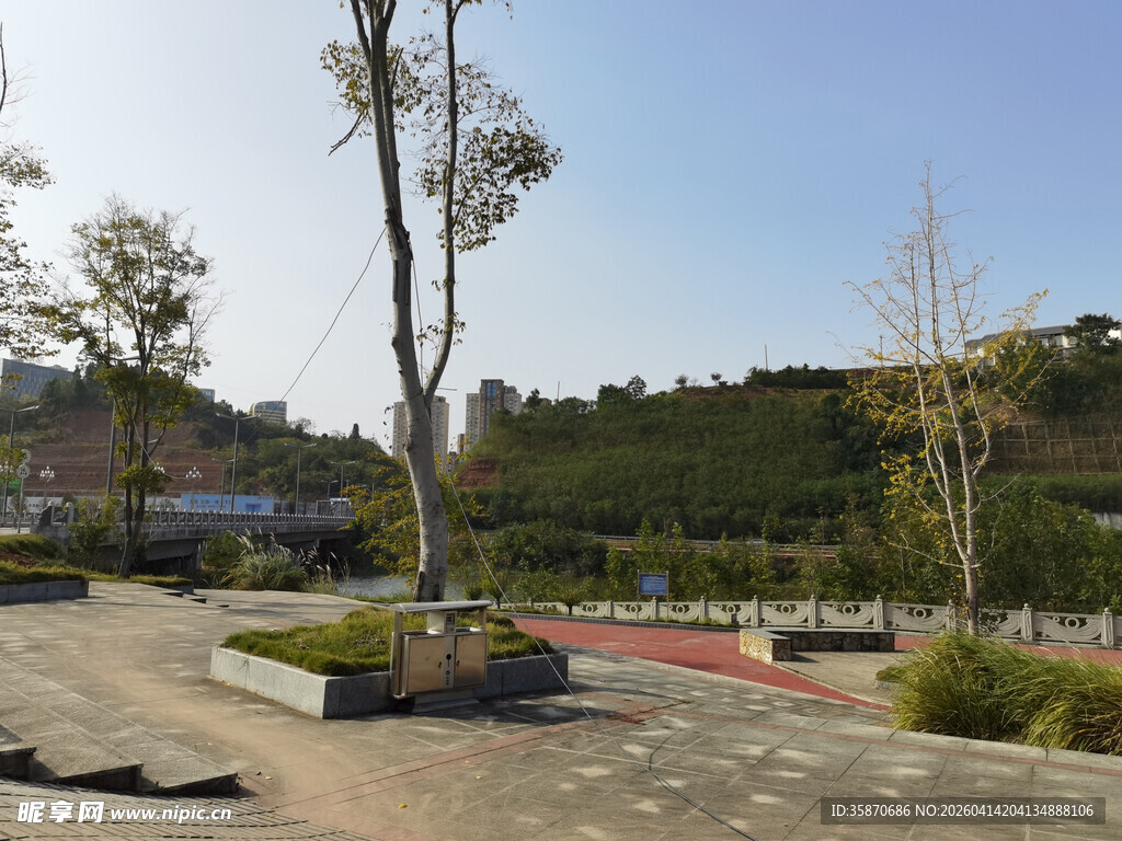 户外园林景观优美场景