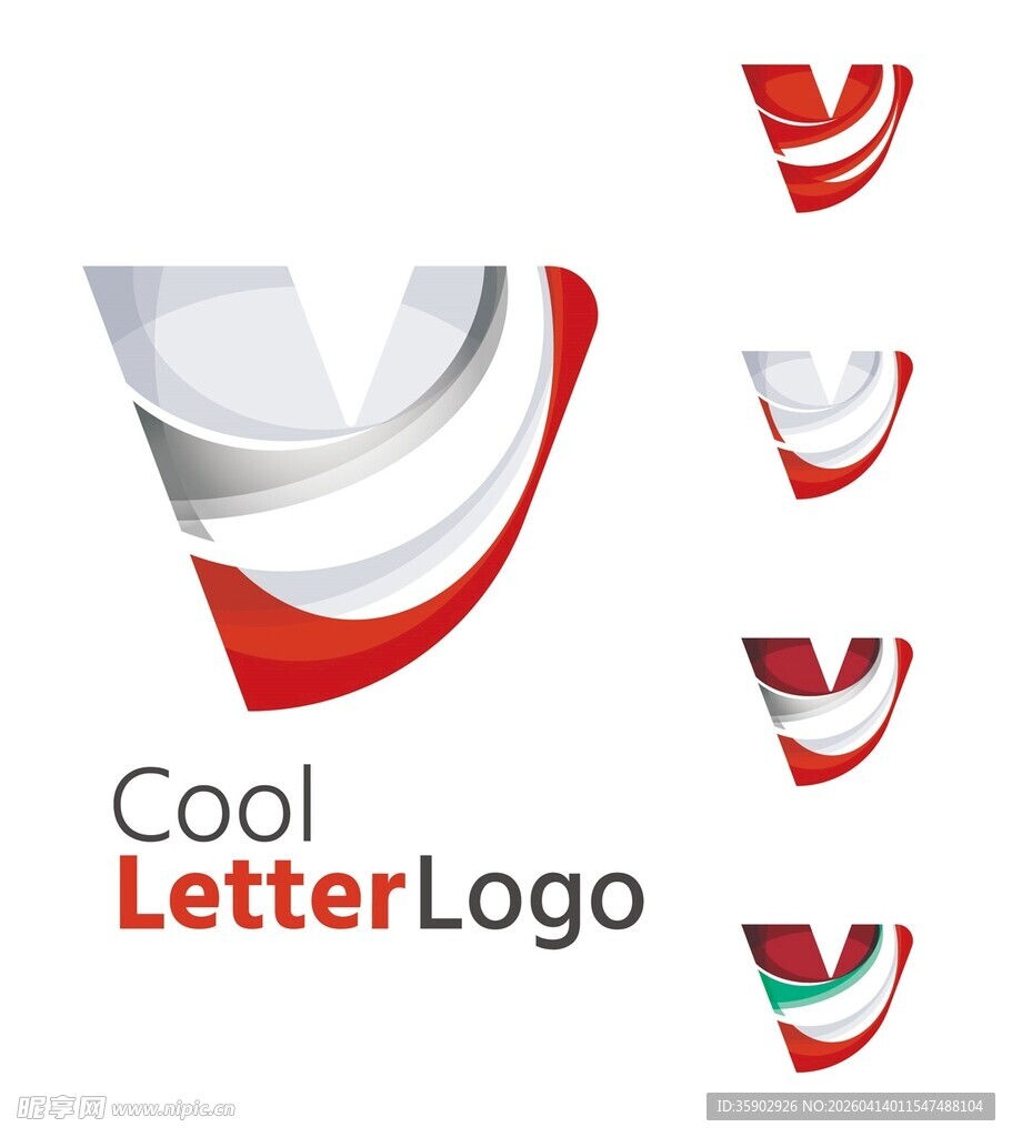 酷炫字母标志设计