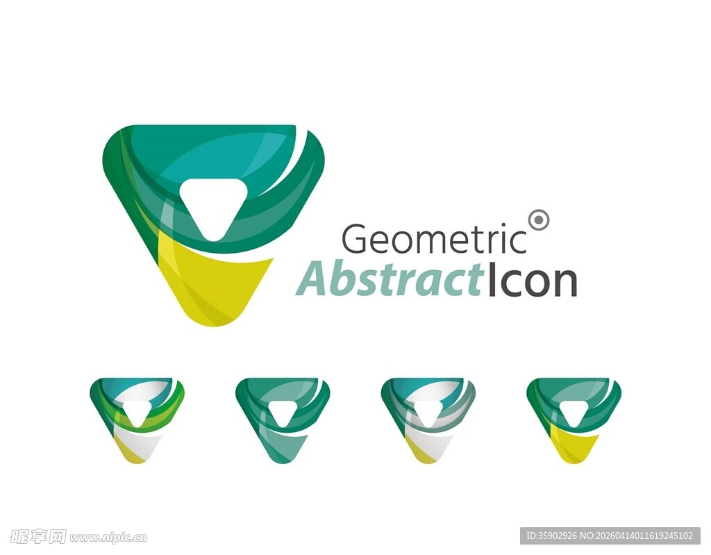 几何抽象标志设计
