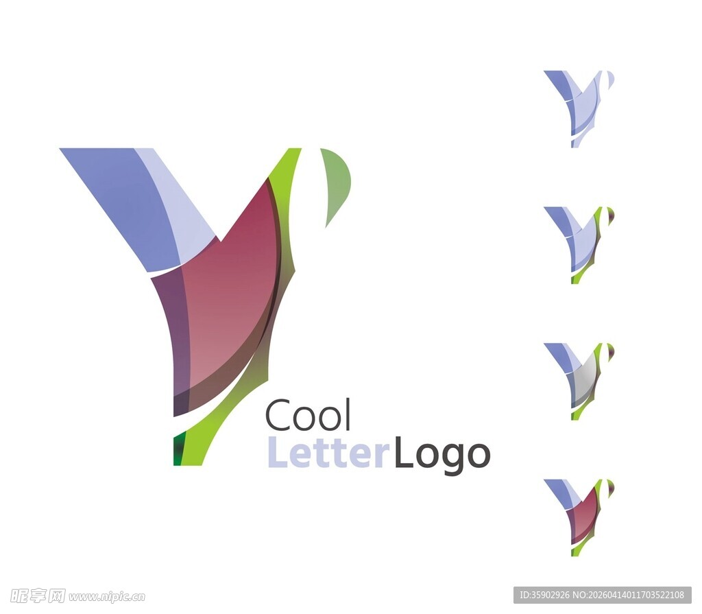 酷炫字母标志设计