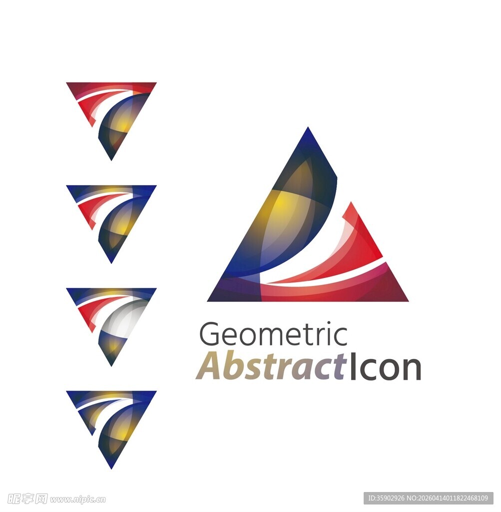 几何抽象图标集合