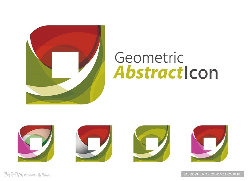 几何抽象图标设计