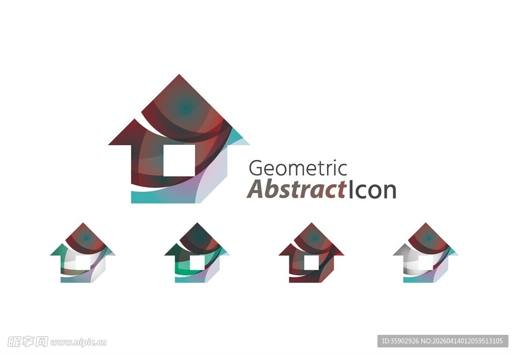 几何抽象图标设计