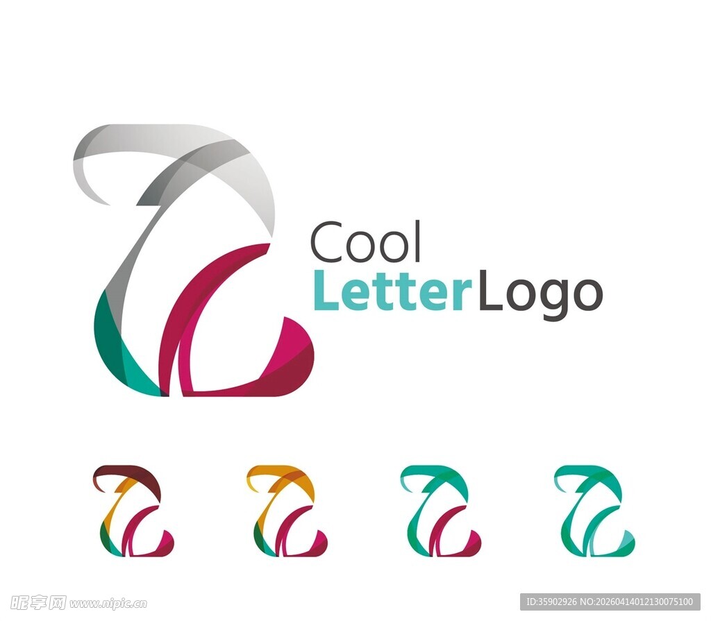 酷炫字母标志设计示例