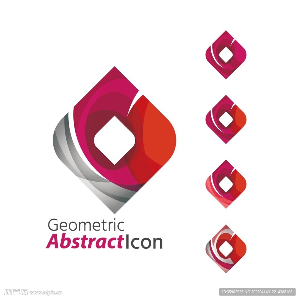 几何抽象图标设计