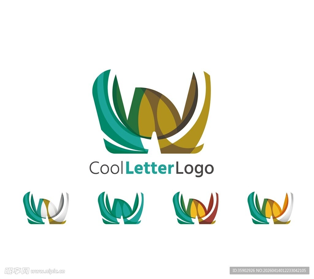 酷炫字母标志设计