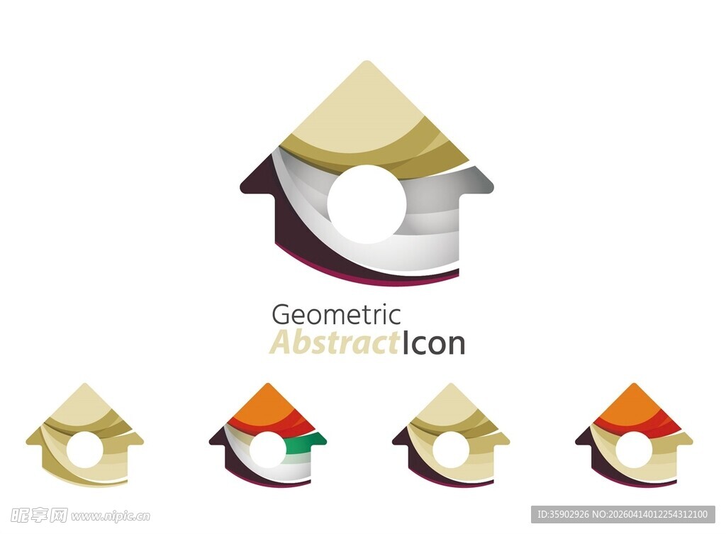 房屋图形图标集合