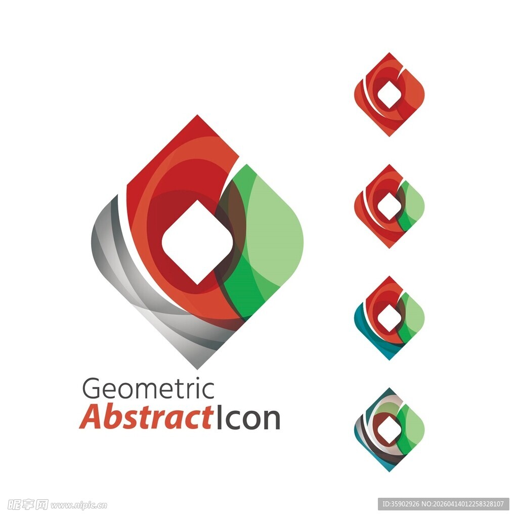 几何抽象图标设计