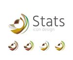 统计相关创意Logo设计