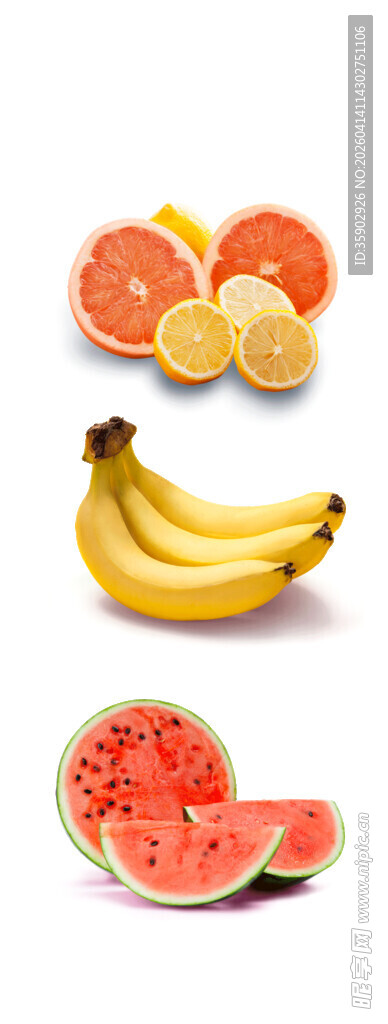 多样水果组合展示