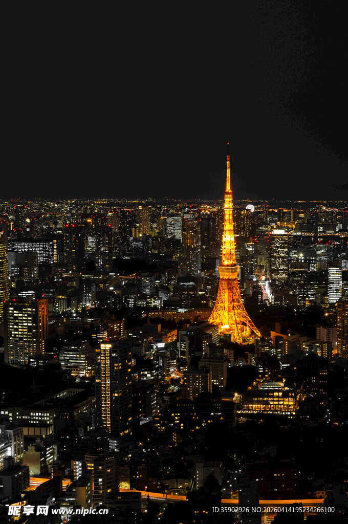 东京塔夜景璀璨