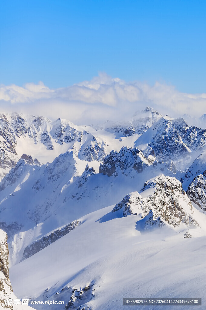 壮丽雪山美景