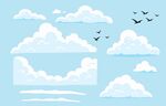蓝天白云素材