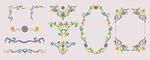 欧式花纹边框