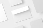 A5信封和卡片设计展示样机