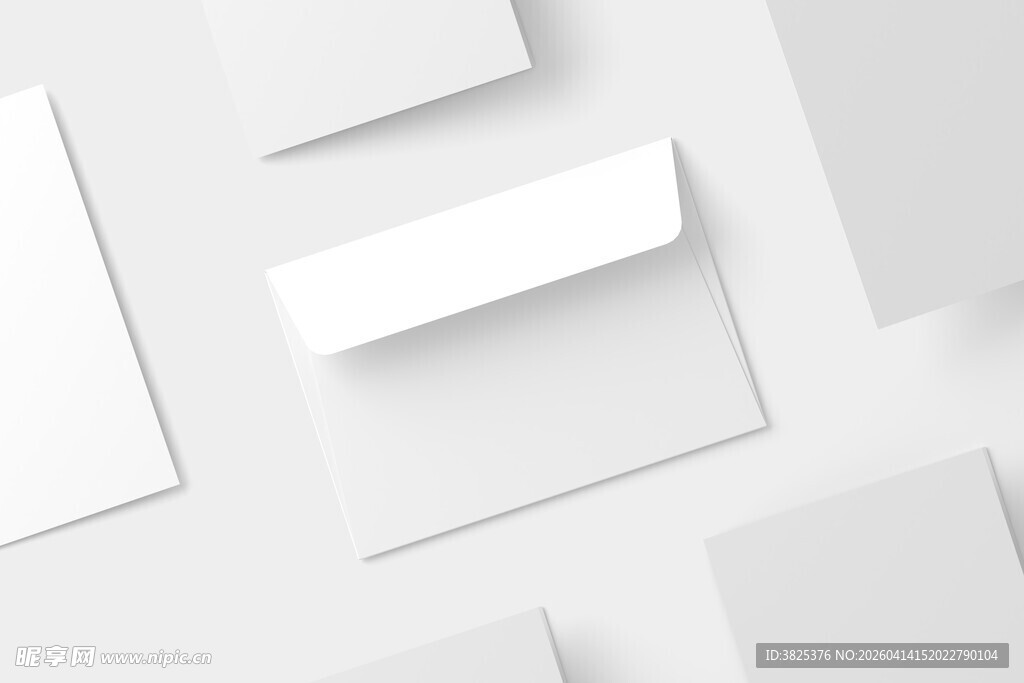 A5信封和卡片设计展示样机