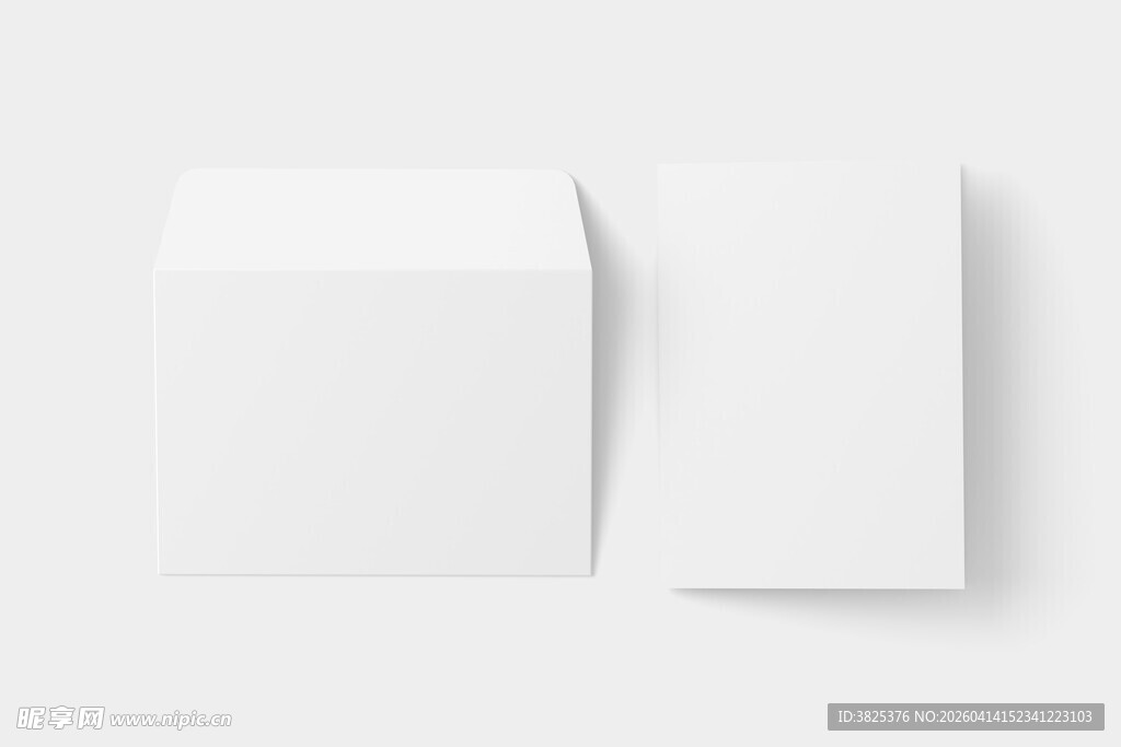 A5信封和卡片设计展示样机