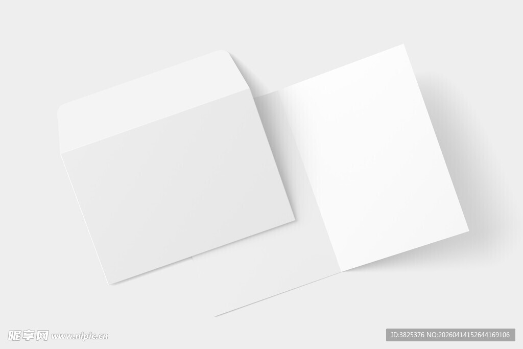 A5信封和卡片设计展示样机