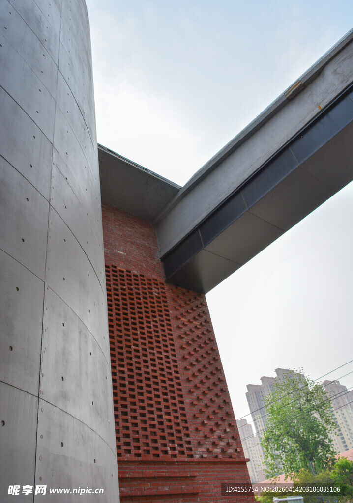 现代建筑独特结构景观