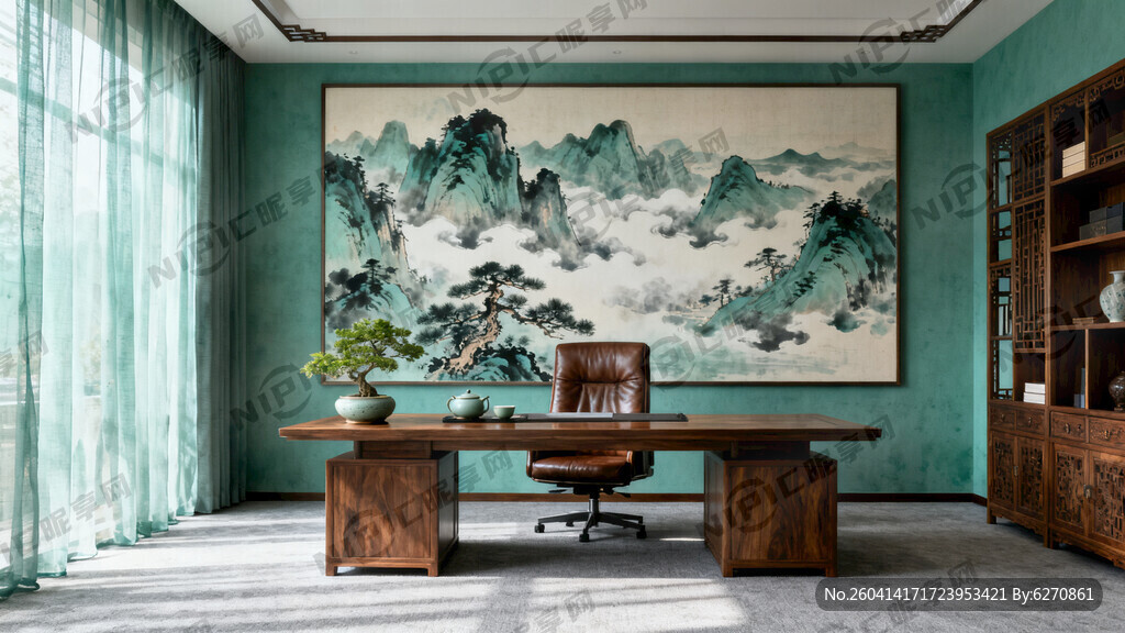 山水画办公室