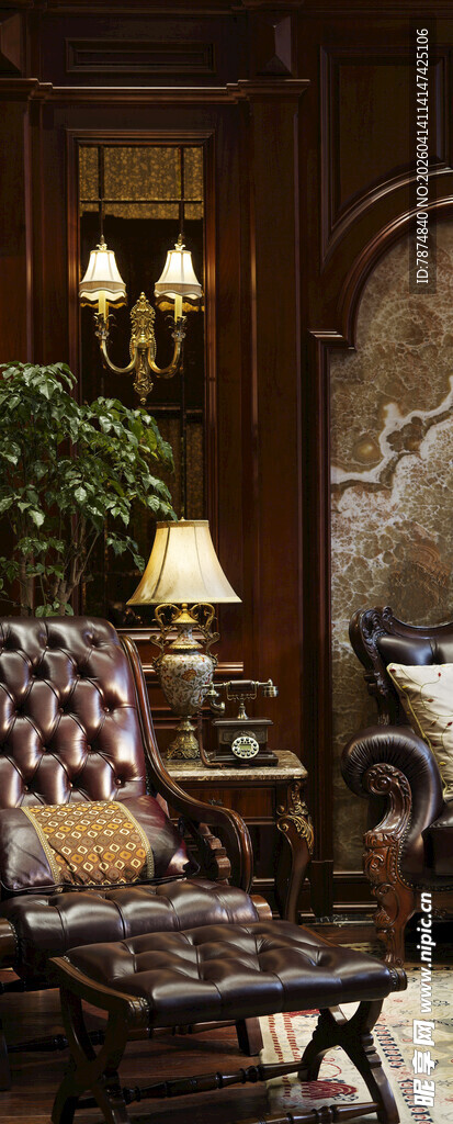 奢华古典客厅家居装饰