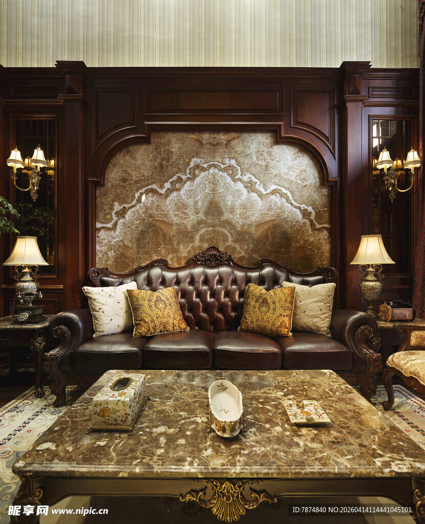 豪华古典风格卧室家具