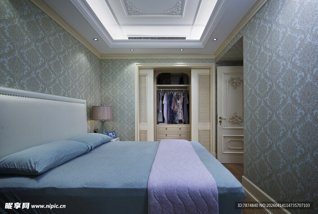 现代简约风卧室优雅空间