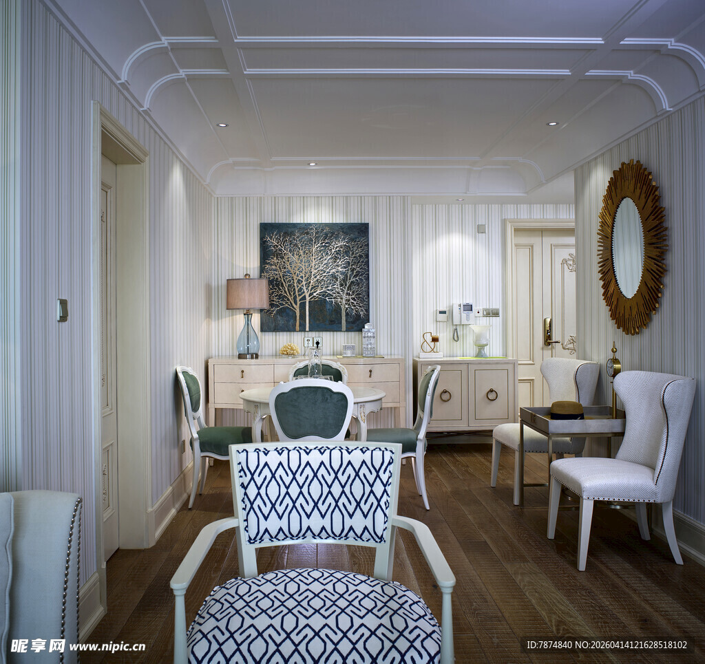 优雅简约的室内家居场景