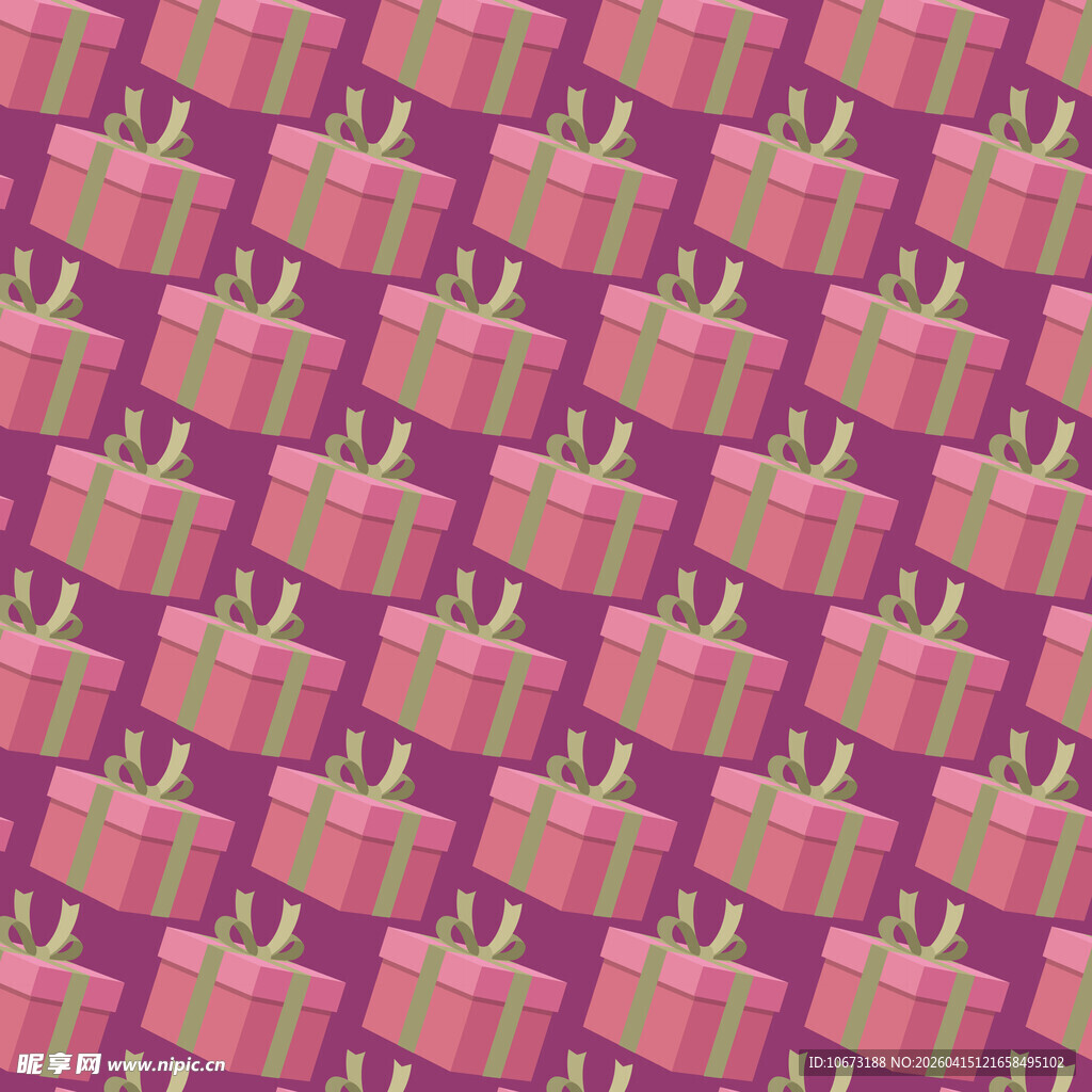 粉色礼盒图案背景图片