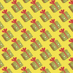 绿色礼盒图案背景图片