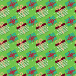 绿色系礼盒图案背景图片