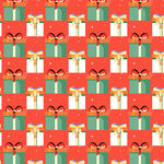 绿白相间礼盒图案背景图片